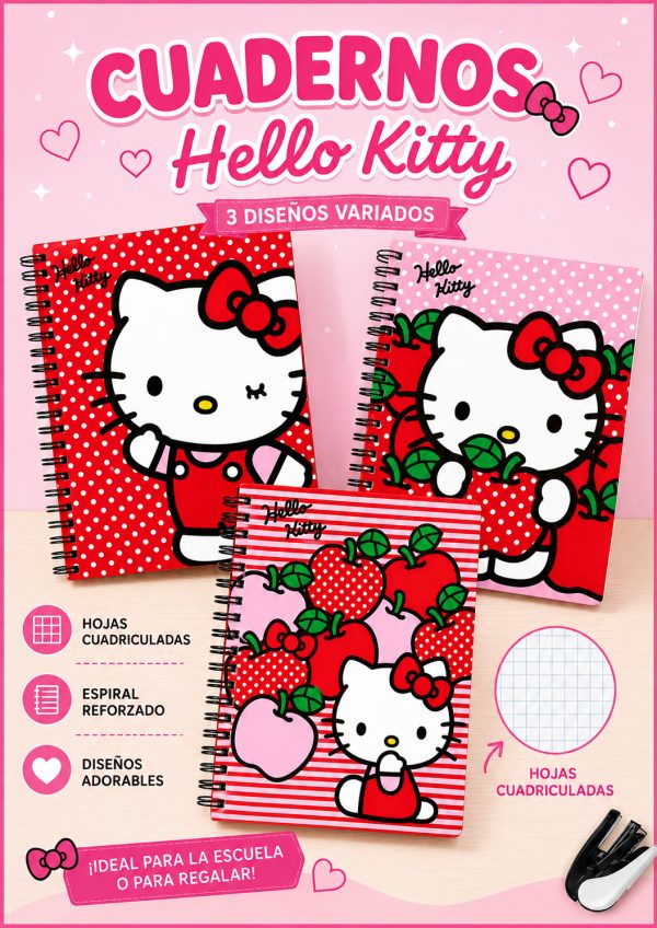 CUADERNO A4 KITTY