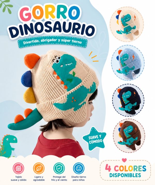 GORRO DINO