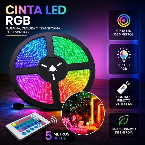 LUCES LED 5 METROS