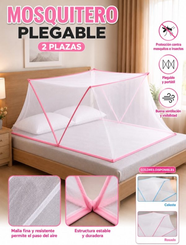 MOSQUITERO PLEGABLE 2 PLAZAS