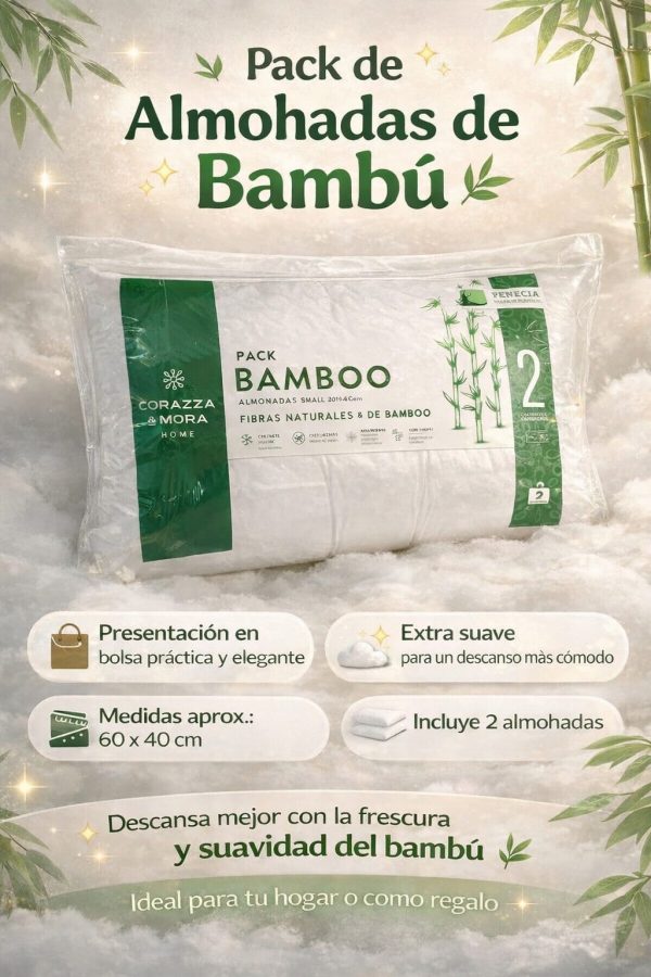 PACK ALMOHADA DE BAMBU
