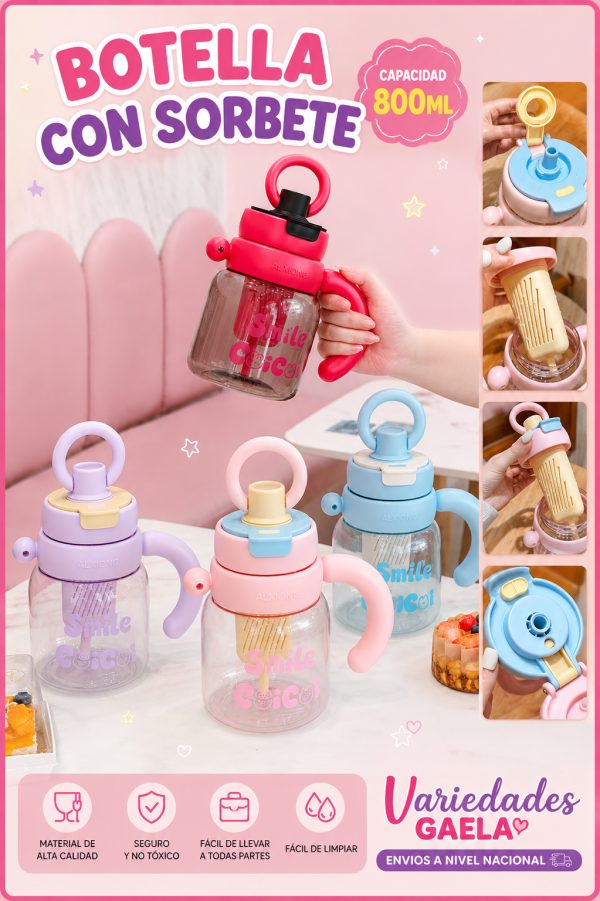 TOMATODO BOTELLA KAWAII
